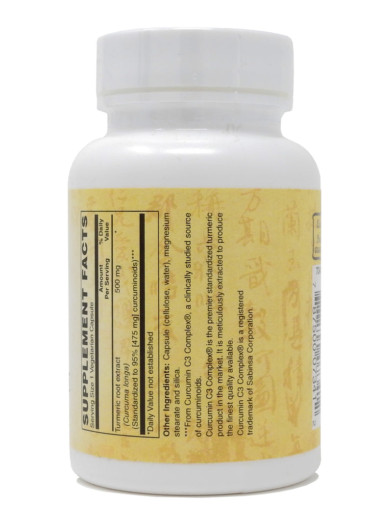 Zen Supplements - Turmeric Extract 500 Mg Features Curcumin C3 Complex® The Most Active Form of Curcuminoid Found in the Turmeric Root - Promotes Joint, Heart, Brain Health plus Immune Response 60-Vegcaps