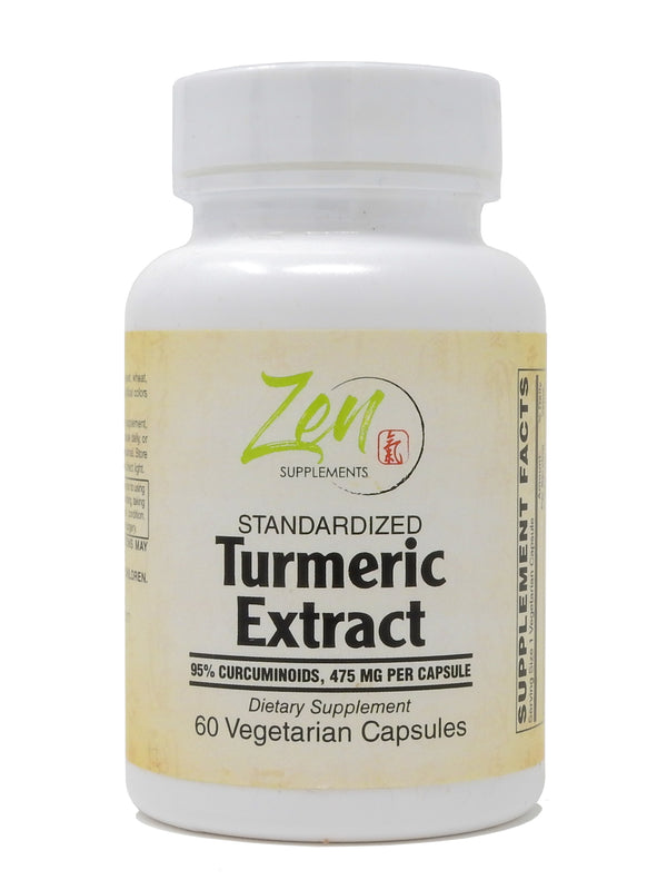 Zen Supplements - Turmeric Extract 500 Mg Features Curcumin C3 Complex® The Most Active Form of Curcuminoid Found in the Turmeric Root - Promotes Joint, Heart, Brain Health plus Immune Response 60-Vegcaps