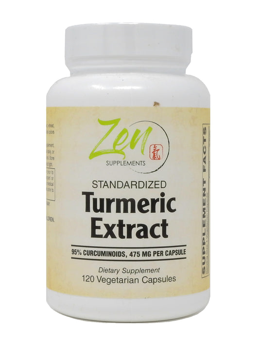 Standardized Turmeric Curcumin C3 Complex® Extract 500 Mg - Promotes Joint Health, Heart Health, Brain Health, & Immune Response 120-Vegcaps