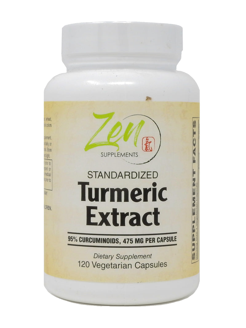 Zen Supplements - Standardized Turmeric Curcumin C3 Complex® Extract 500 Mg - Promotes Joint Health, Heart Health, Brain Health, & Immune Response 120-Vegcaps