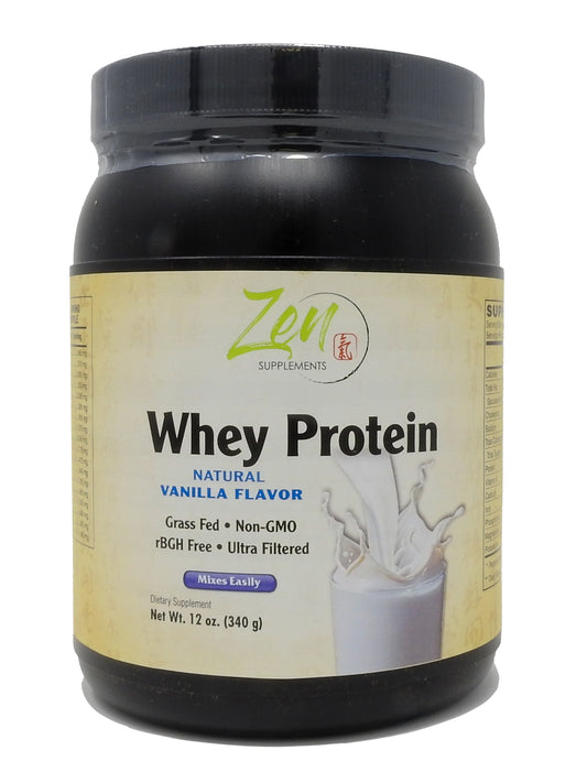 Whey Protein 19g Per Serving Keto Friendly - Vanilla 12 Oz-Powder