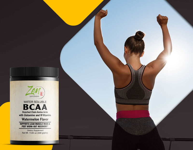 Zen Supplements - BCAA - Branch Chain Amino Acids-Clean Fit, Keto Diet, Supports Muscle Build, Improve Recovery and Increase Endurance 330GR-Powder