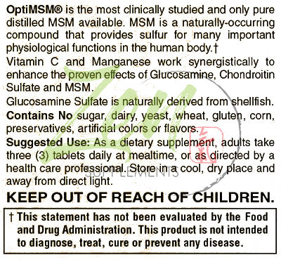 Zen Supplements - Glucosamine Chondroitin MSM - Supports Healthy Joint Structure, Mobility Function & Comfort (Shellfish Free) 90-Tabs