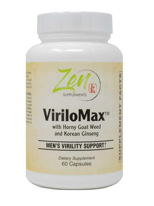 Virilomax Mens Virility Support - Herbal Libido Formula enhanced with a proprietary herbal activator to Support Men’s Sexual Health and Normal Sexual Function 60-Caps