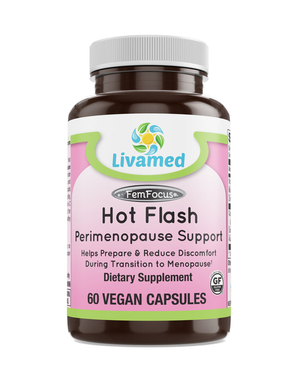 Livamed - Hot Flash Perimenopause Support Veg Caps 60 Count