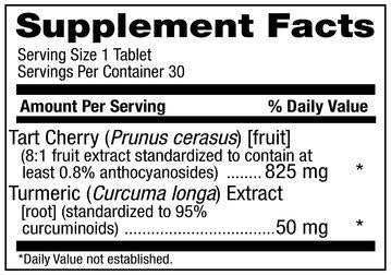 Tart Cherry with Turmeric Veg Tabs 60 Count
