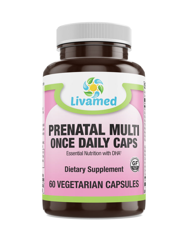 Livamed - Prenatal Once Daily Veg Caps 60 Count