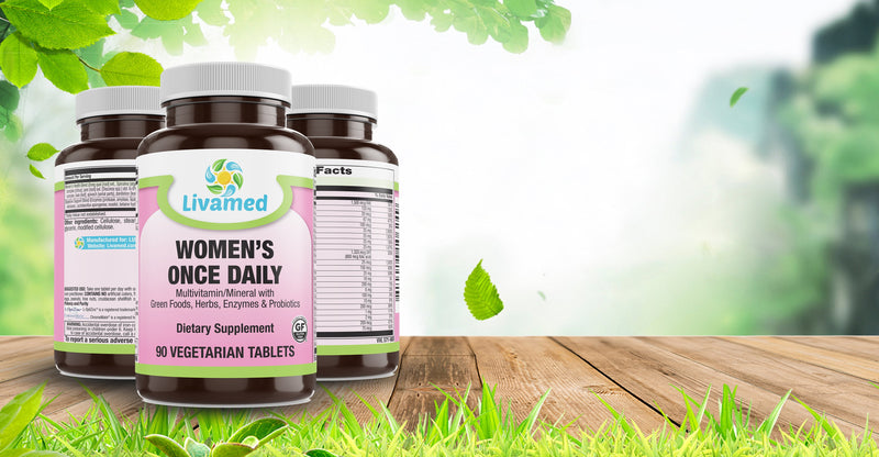 Livamed - Women's Once Daily Veg Tabs 90 Count